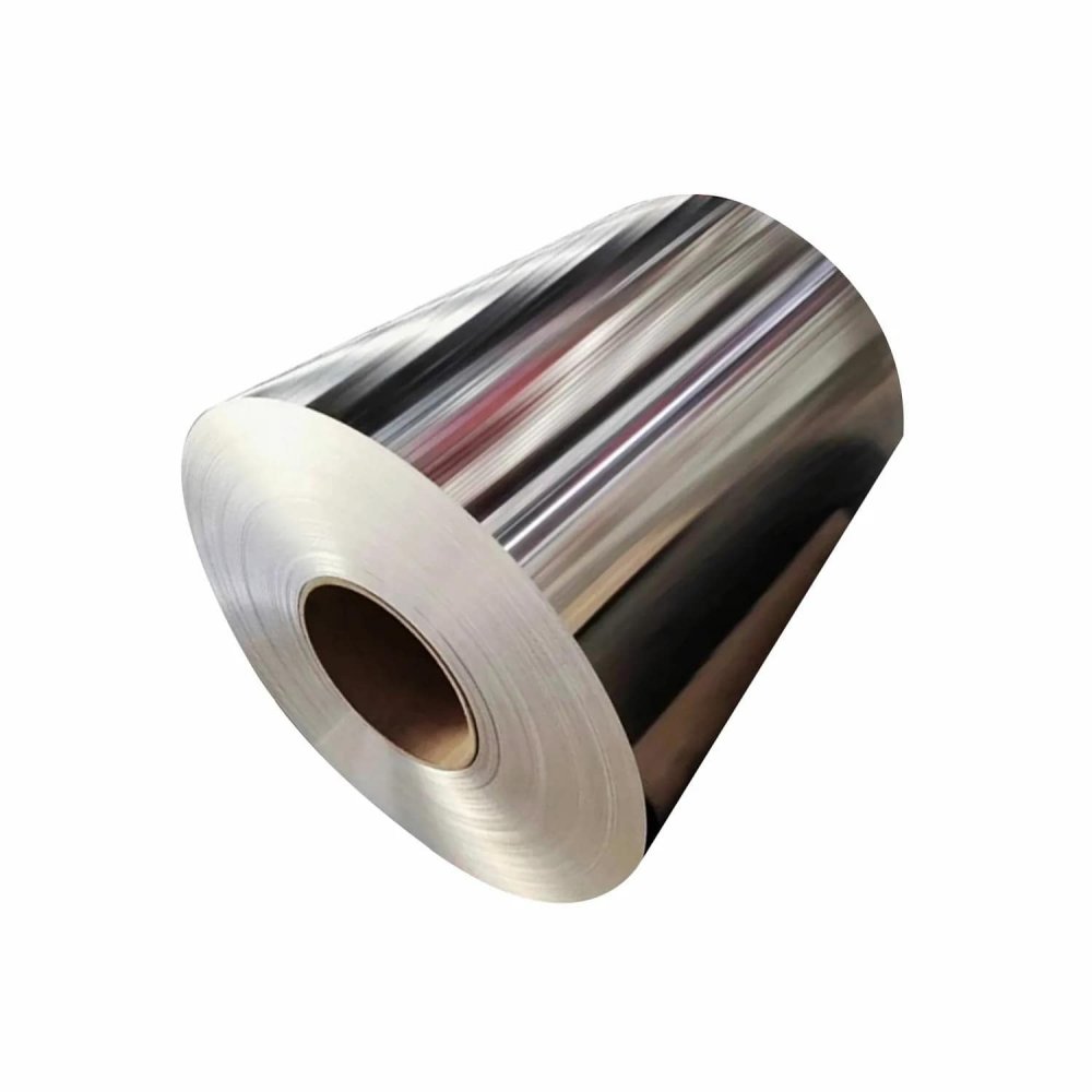 Лист нержавеющий х/к 0.8х1000YD/BA+PI (зерк) AISI 430 (08Х17)